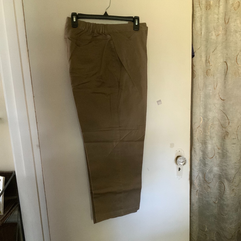 CJ BANKS Stretch Khaki Pants 14P